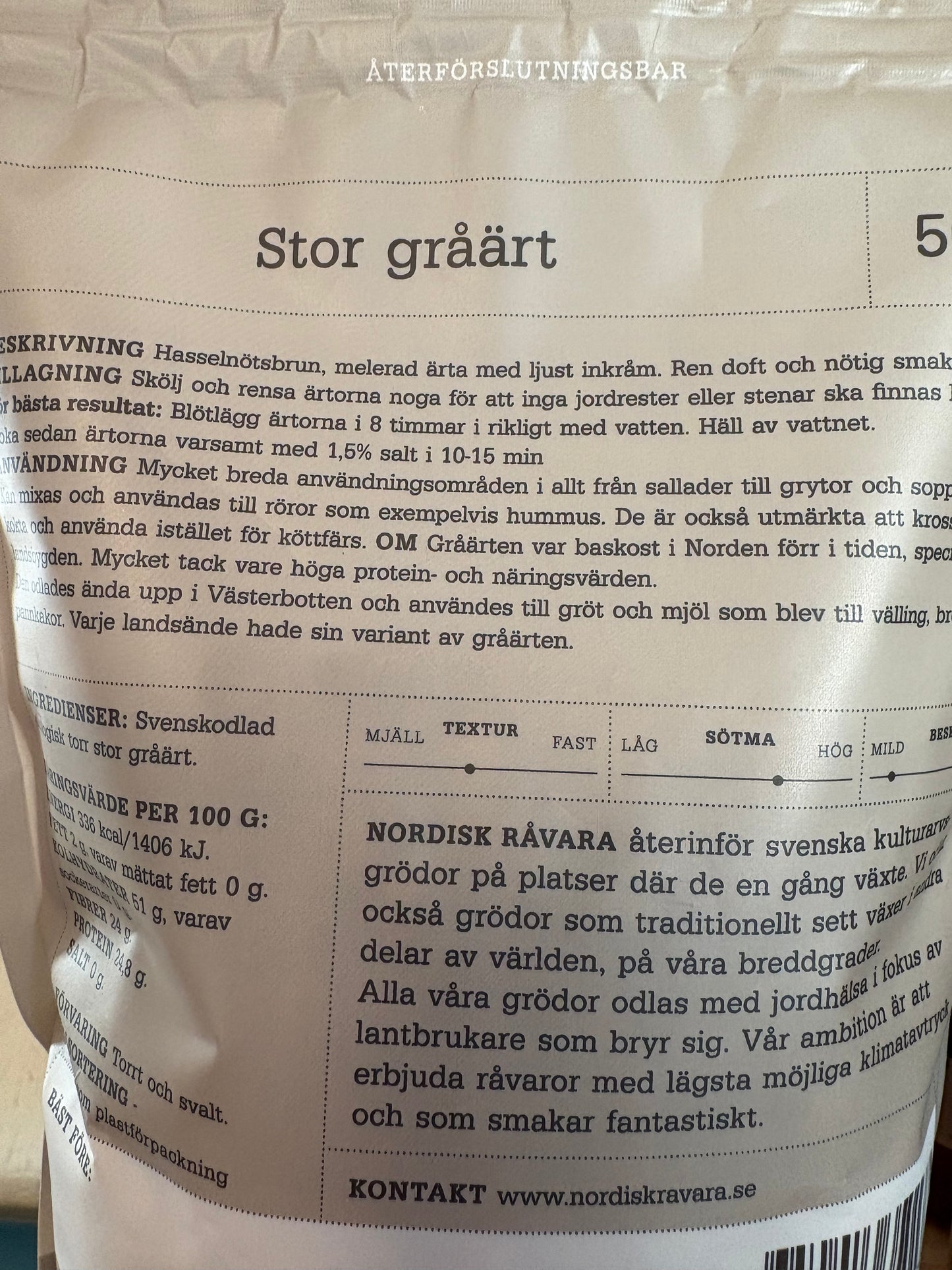 Gråärt