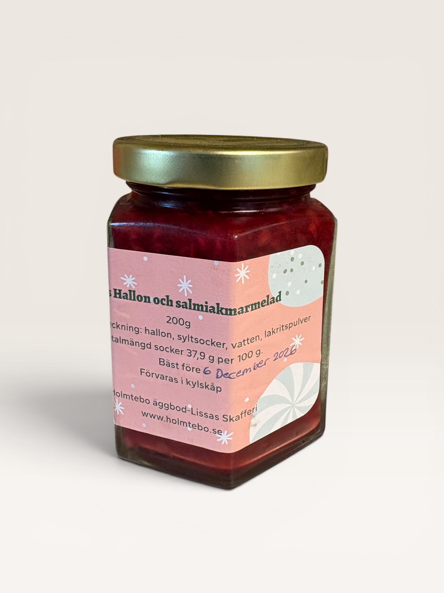 Lissas Hallon & Salmiakmarmelad 200g