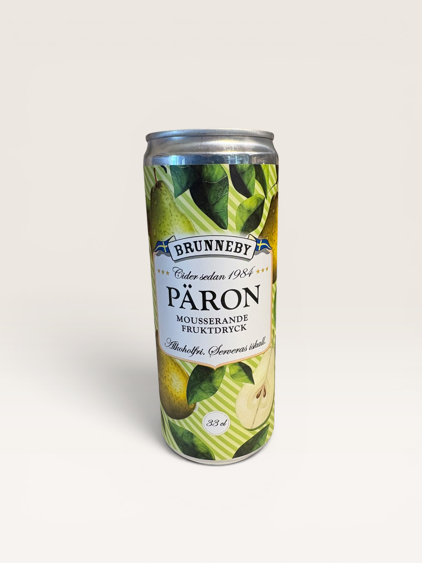Päron Mousserande Fruktdryck - Brunneby Musteri (33 cl, alkoholfri)