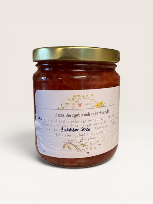 Lissas Jordgubb och Rabarbersylt 260g