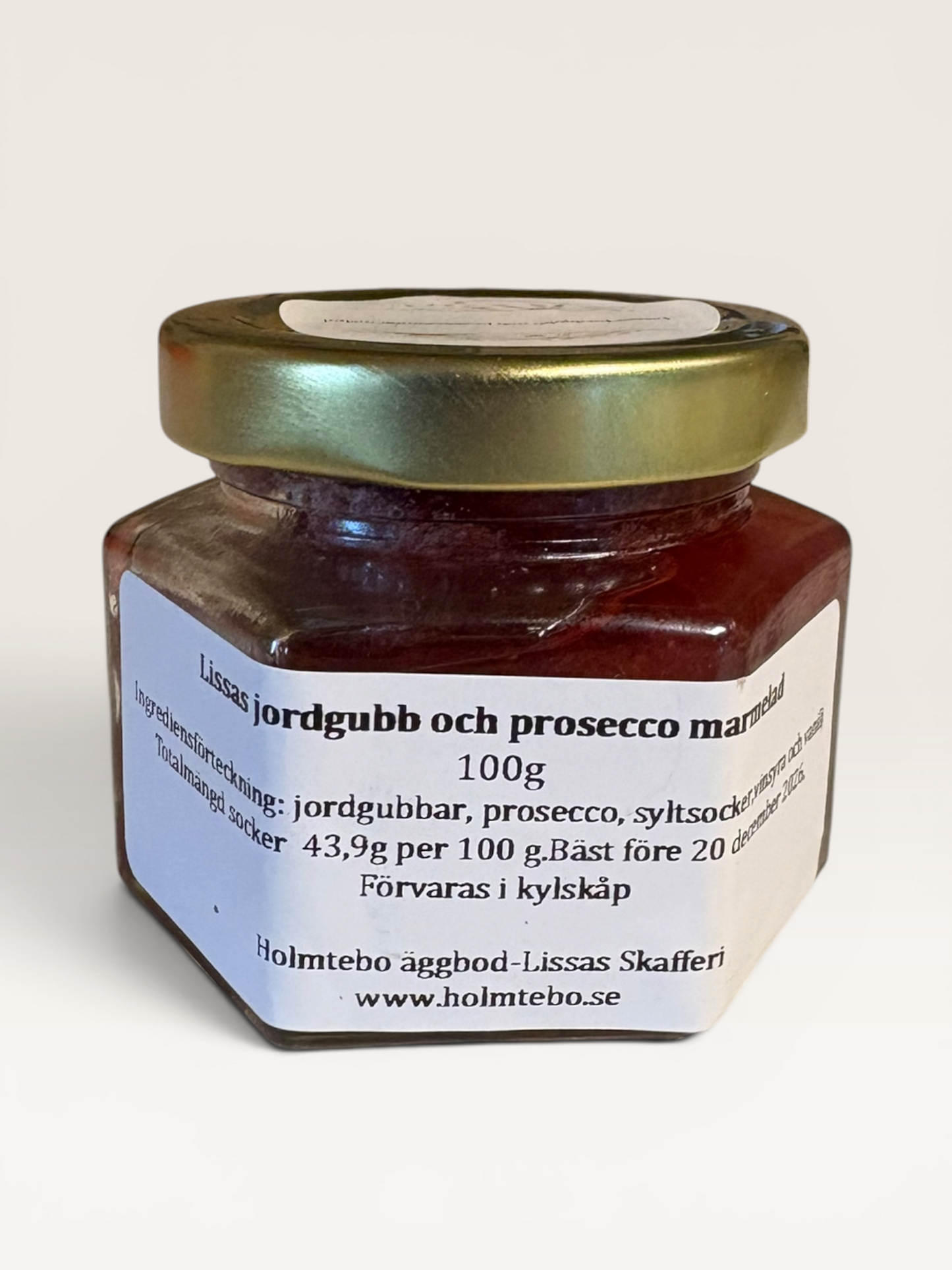 Lissas Jordgubb & Proseccomarmelad 100 g