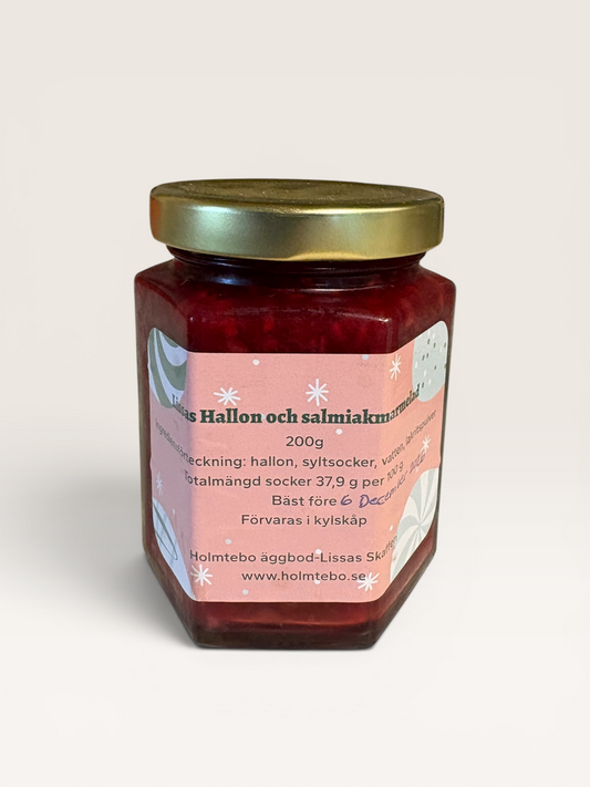 Lissas Hallon & Salmiakmarmelad 200g