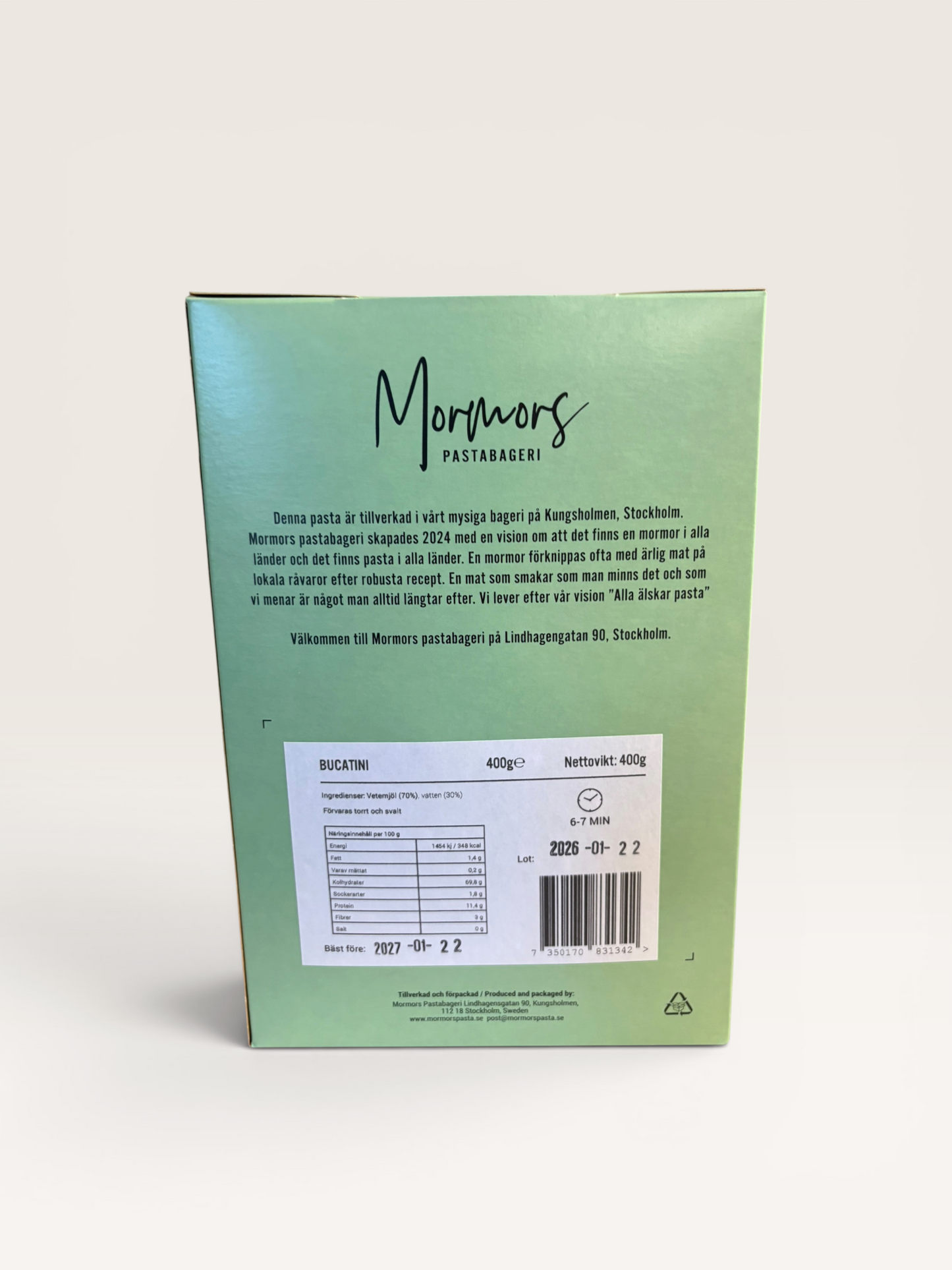 Mormors Pastabageri – Bucatini (400 g)
