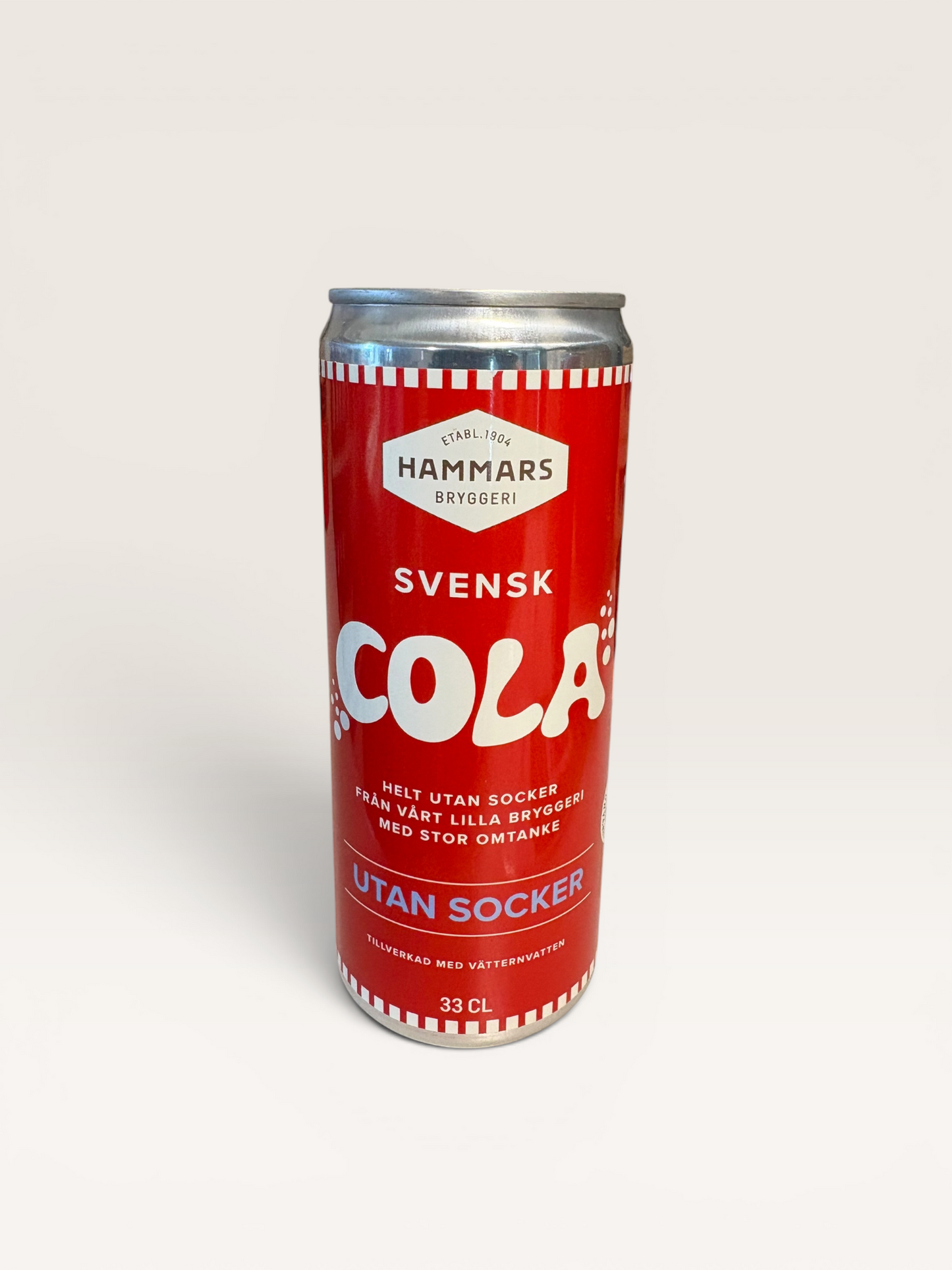 Cola Utan Socker - Hammars Bryggeri (33 cl)