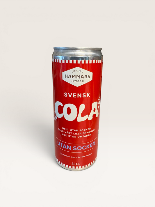 Cola Utan Socker - Hammars Bryggeri (33 cl)