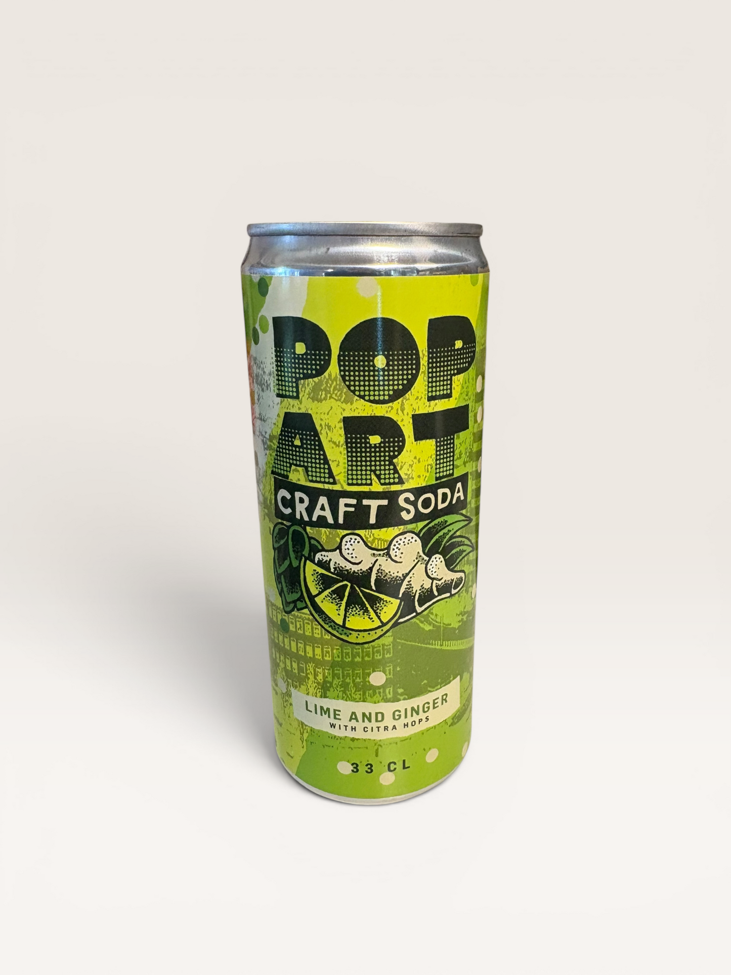 Pop Art Craft Soda Lime & Ingefära (Hammars Bryggeri, 33 cl)