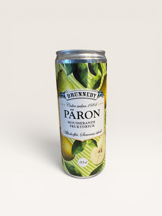 Päron Mousserande Fruktdryck - Brunneby Musteri (33 cl, alkoholfri)