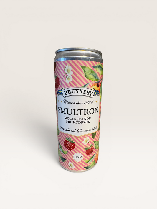 Smultron Mousserande Fruktdryck - Brunneby Musteri (33 cl, alkoholfri)